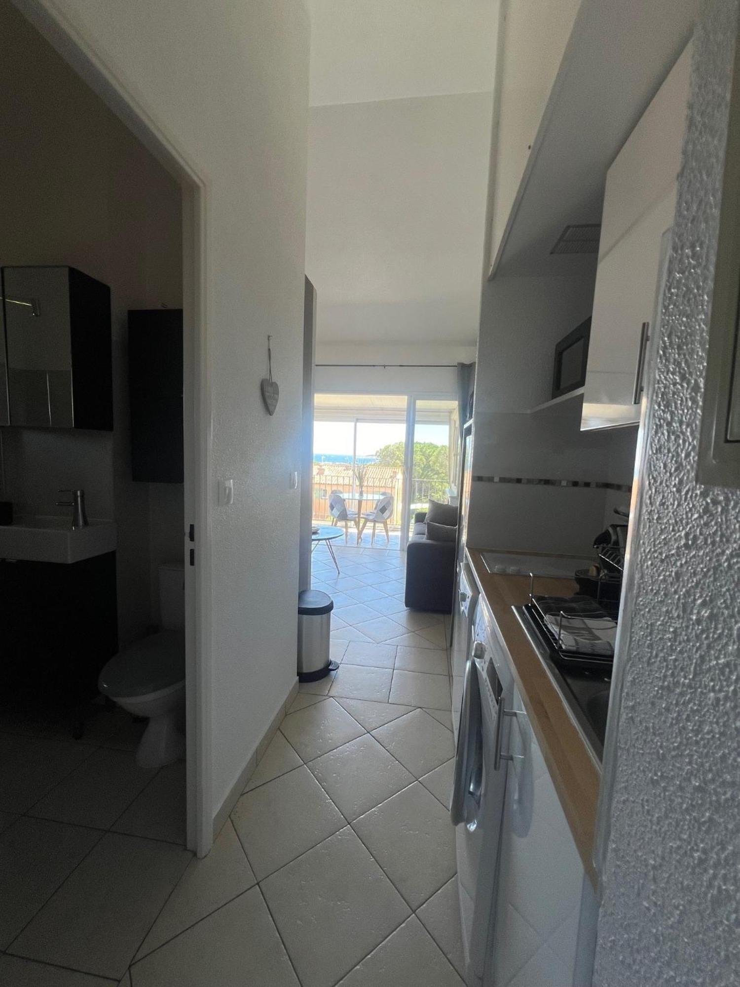 Appartement vue mer golfe de Saint-Tropez Cogolin Extérieur photo
